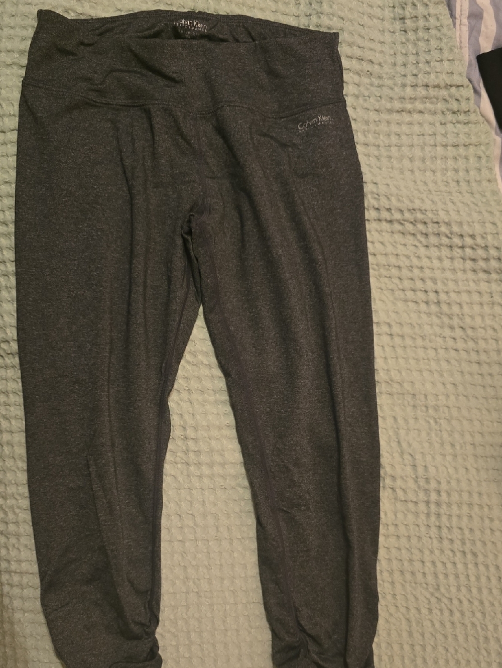 Calvin Klein Charcoal Heather Active Leggings